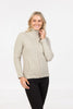 Womens Essential Full Zip Jacket Natural NS832