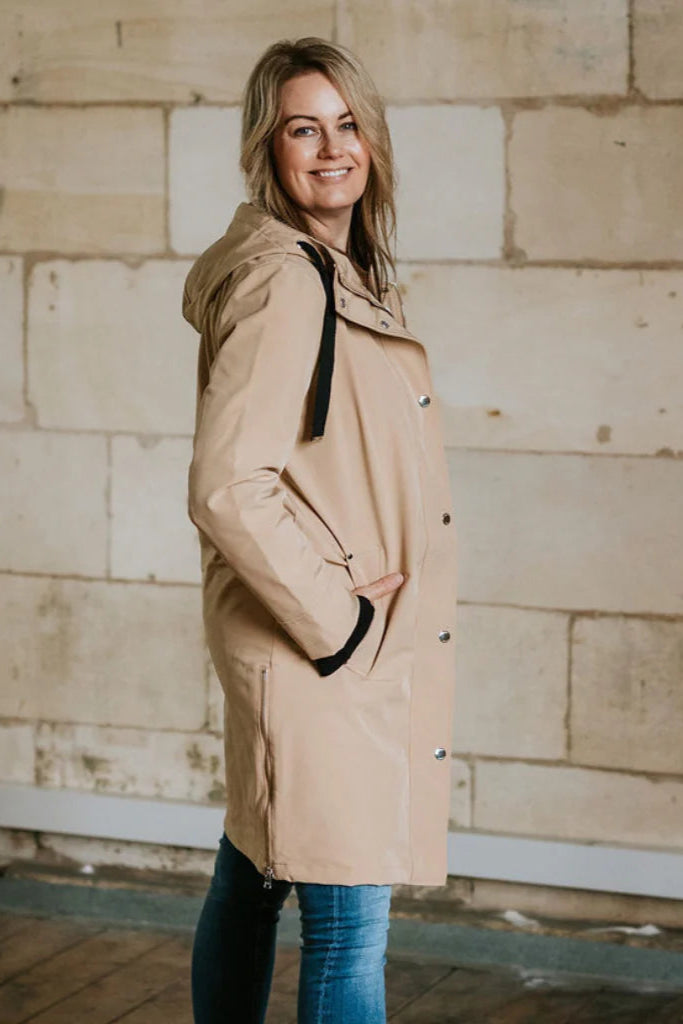 Womens Rach Longline Softshell - Caramel