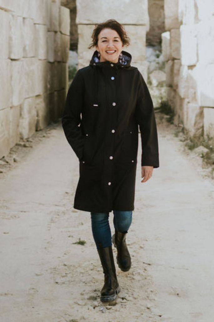 Womens Rach Longline Softshell - Black