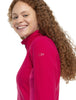 Womens RealFleece™ Merino Descender Long Sleeve Zip Jacket Electron Pink / Tempo 103900