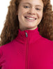 Womens RealFleece™ Merino Descender Long Sleeve Zip Jacket Electron Pink / Tempo 103900