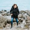 Womens Riley Waterproof Sorona Coat BlacK