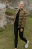 Womens Rue 90/10 Down Bomber Jacket - Loden