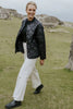 Womens Talei Quilt Bomber-Black