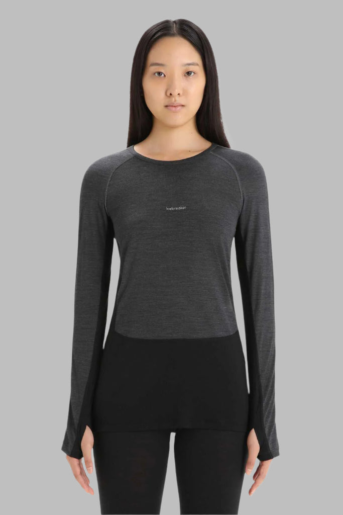 Womens 125 ZoneKnit™ Merino Blend LS Crewe