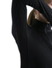 Womens 125 ZoneKnit™ LS Half Zip Thermal Top Black BA56XF