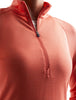 Womens 125 ZoneKnit™ LS Half Zip Thermal Top Tang/Praline  0A56XF