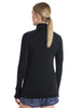 Womens 125 ZoneKnit™ LS Half Zip Thermal Top Black BA56XF