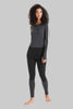 Womens 125 ZoneKnit™ Merino Blend Thermal Leggings Black/Jet Heather 0A56H6