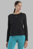 Womens 125 ZoneKnit™ Merino Energy Wind Long Sleeve Tee Black 0A56SO