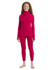 Womens 300 MerinoFine™ LS Roll Neck Thermal Top Electron Pink 0A56KP
