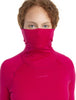 Womens 300 MerinoFine™ LS Roll Neck Thermal Top Electron Pink 0A56KP