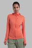 Womens Merino 260 Quantum IV LS Zip Hoodie Tangerine 0A56XR