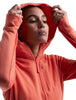 Womens Merino 260 Quantum IV LS Zip Hoodie Tangerine 0A56XR