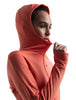 Womens Merino 260 Quantum IV LS Zip Hoodie Tangerine 0A56XR