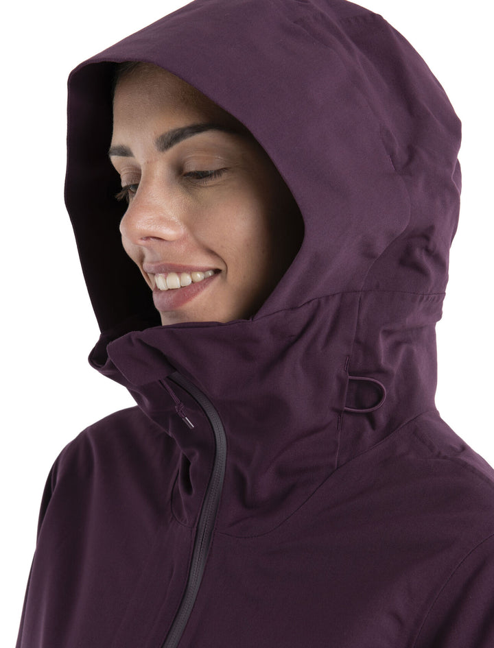 Womens Shell+™ Merino Peak Hooded Jacket