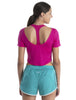 Womens ZoneKnit™ Merino S S  Scoop Back Tee Tempo/ Electric Pink 0A56OV