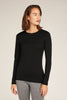Womens 200 Oasis LS Crewe Black 104375