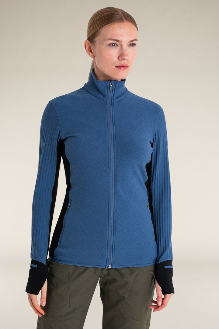 Womens Descender Long Sleeve Zip Jacket