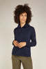 Womens Merino 360 Realfleece™ Elemental Long Sleeve Zip Hoodie Midnight Navy 0A571T