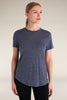 Womens Merino Blend 125 Cool-Lite™ Sphere SS T-Shirt Midnight Navy Heather  0A56ZO