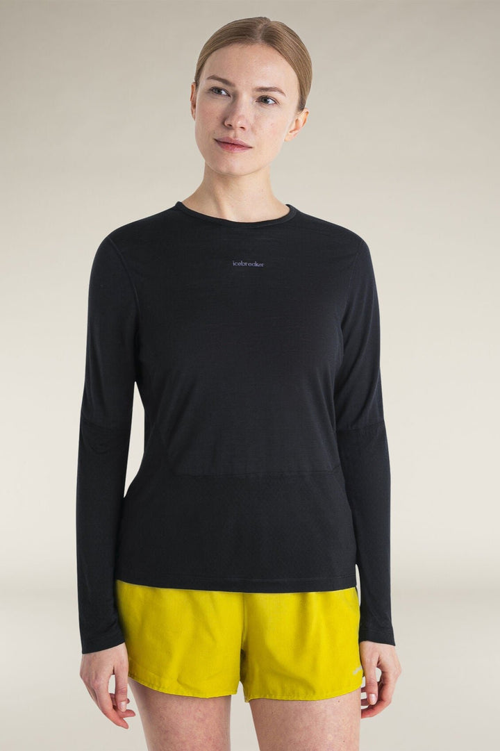 Womens Merino Blend 125 ZoneKnit™ Energy Wind LS T-Shirt Black 0A56ZT