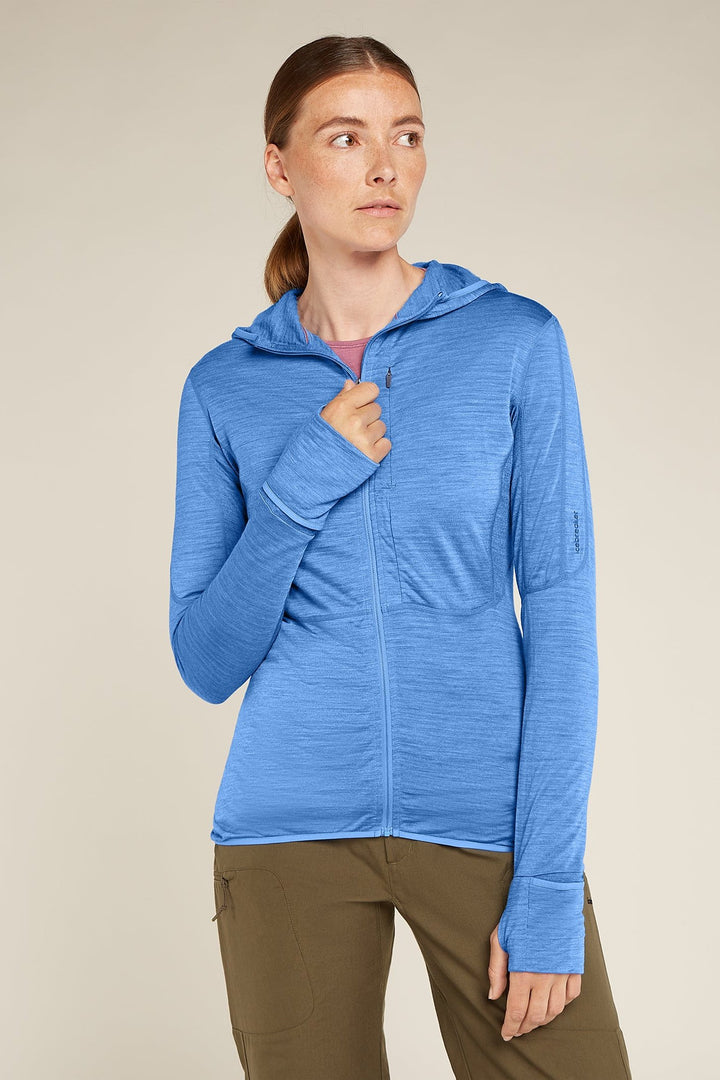 Womens Merino Blend 200 Realfleece™ Descender LS Zip Hoodie