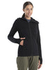 Womens ZoneKnit™ Merino Explore Long Sleeve Zip Hoodie Black 0A56SD
