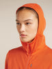 Womens Merino 260 Quantum Long Sleeve Zip Hoodie Fervid BA56XR