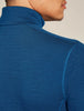 Mens Merino 400 RealFleece™ Descender Long Sleeve Zip Atlantis 0A571Q