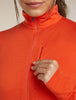 Womens Merino Blend 200 Realfleece™ Descender L S Half Zip Jacket Fervid BA56YM