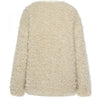 Womens Juniper Reversible Faux Shearling Jacket Olive Black/Cream