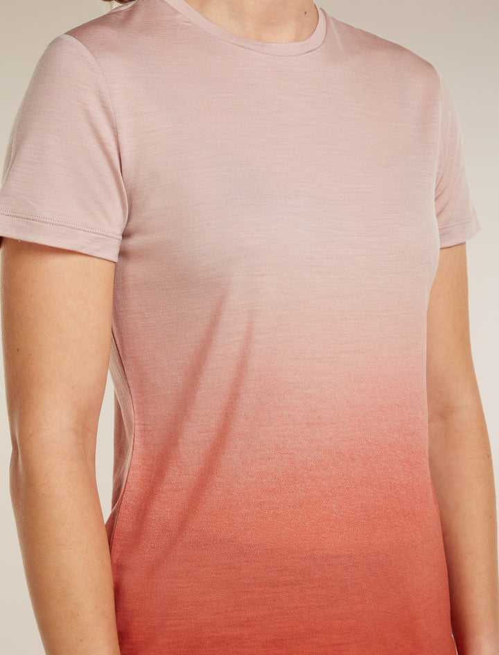 Womens  Merino Blend 125 Cool-Lite™ Sphere Short Sleeve Tee Alta  Pink Quartz 0A57FA