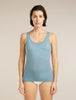 Womens Merino 150 Siren Tank Flint Blue 103213