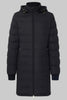 Womens Sydney Packable Puffer Down Coat  Black