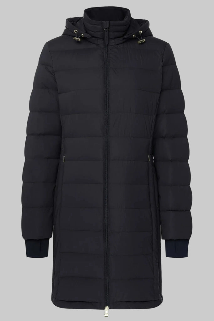 Womens Sydney Packable Puffer Down Coat  Black