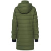 Womens Sydney Packable Puffer Down Coat  Olive Green