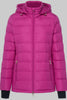 Womens Lucy Packable Puffer Down Jacket Rose Violet