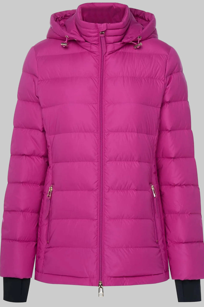 Womens Lucy Packable Puffer Down Jacket Rose Violet