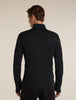 Mens Merino Blend 300 RealFleece™ Descender Long Sleeve Zip Black 0A57QG