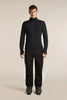 Mens Merino Blend 300 RealFleece™ Descender Long Sleeve Zip Black 0A57QG