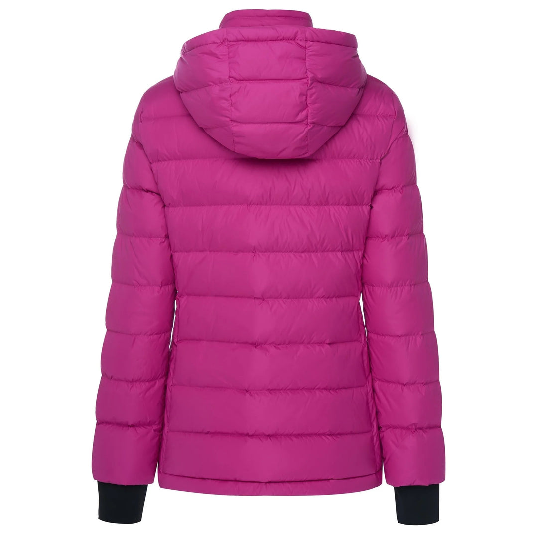 Womens Lucy Packable Puffer Down Jacket Rose Violet