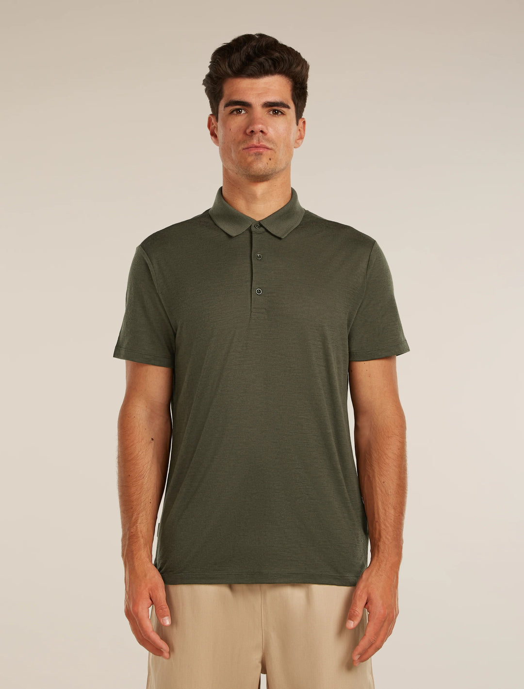 Mens Merino 150 Tech Lite Short Sleeve Polo DK Loden 0A56WK