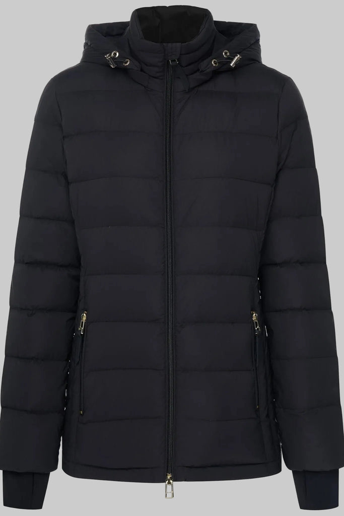 Womens Lucy Packable Puffer Down Jacket Black