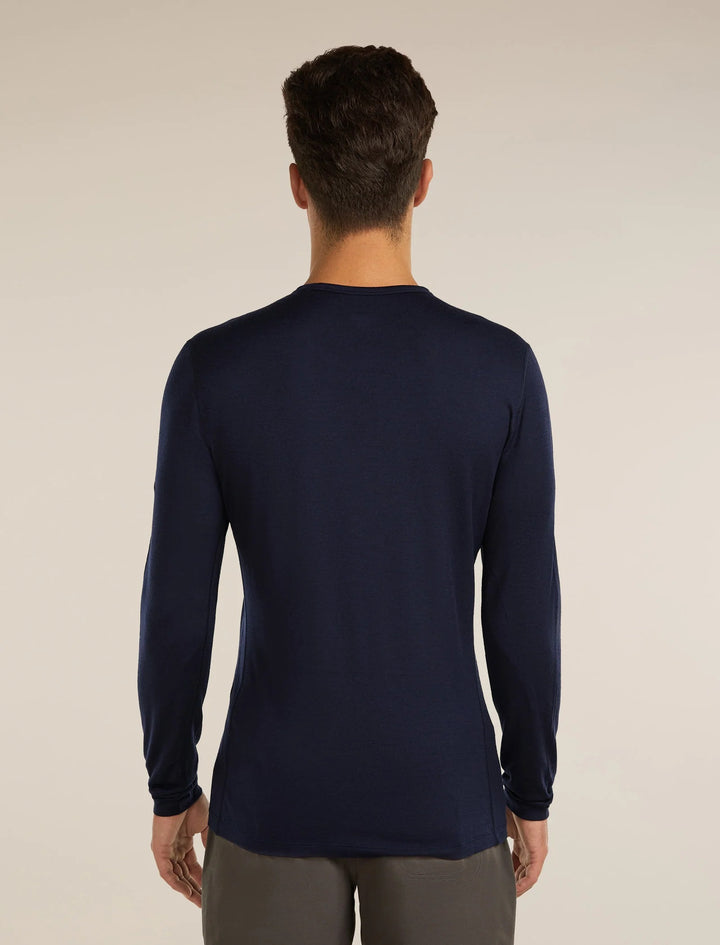 Mens Merino 200 Oasis Long Sleeve Crewe Bear Tour Midnight Navy 0A57GK