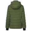 Womens Lucy Packable Puffer Down Jacket Olive Green