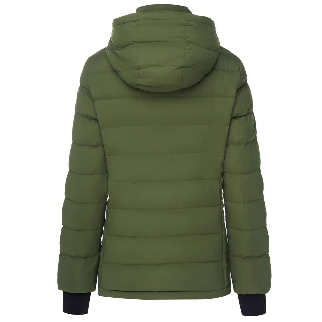 Womens Lucy Packable Puffer Down Jacket Olive Green