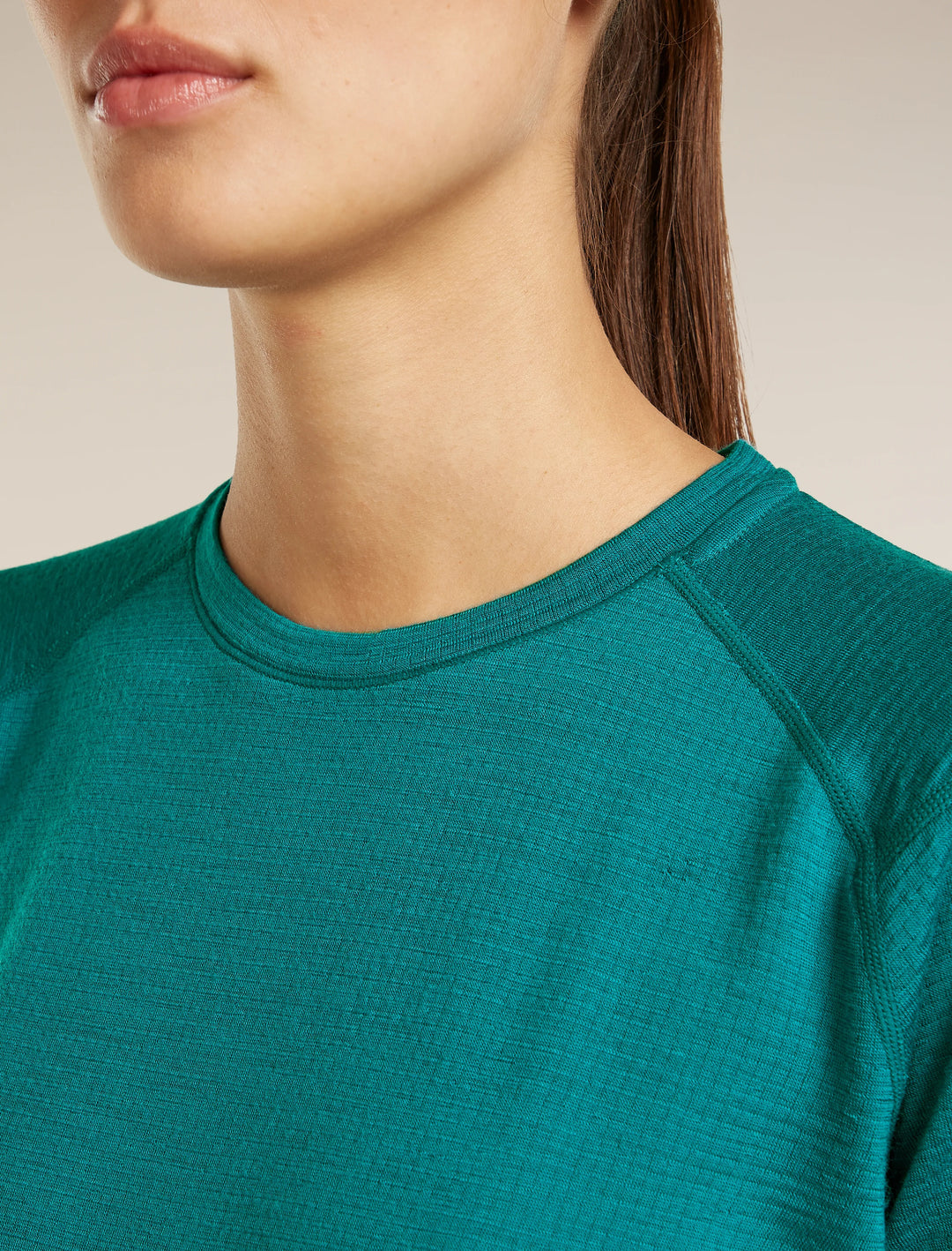 Womens Merino 200 Waffle Elevation Short Sleeve T-Shirt Tidal Teal 0A5792