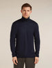 Mens Merino 300 Original Long Sleeve Half Zip Top Midnight Navy B00871