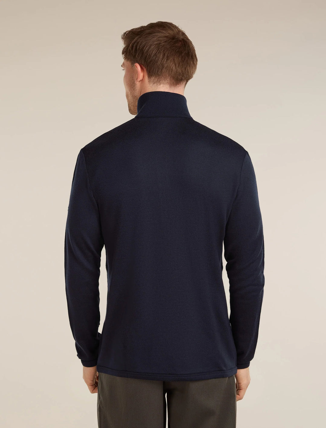 Mens Merino 300 Original Long Sleeve Half Zip Top Midnight Navy B00871